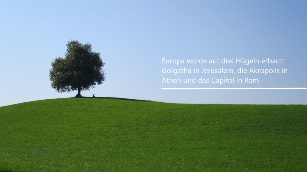 Hügel Baum Zitat